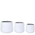 Fabi - White Brass Floor Planter ArtiPlanto