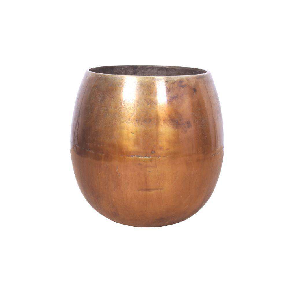 GABY - Copper Brass Mid-Century Planter (Multiple Sizes) ArtiPlanto