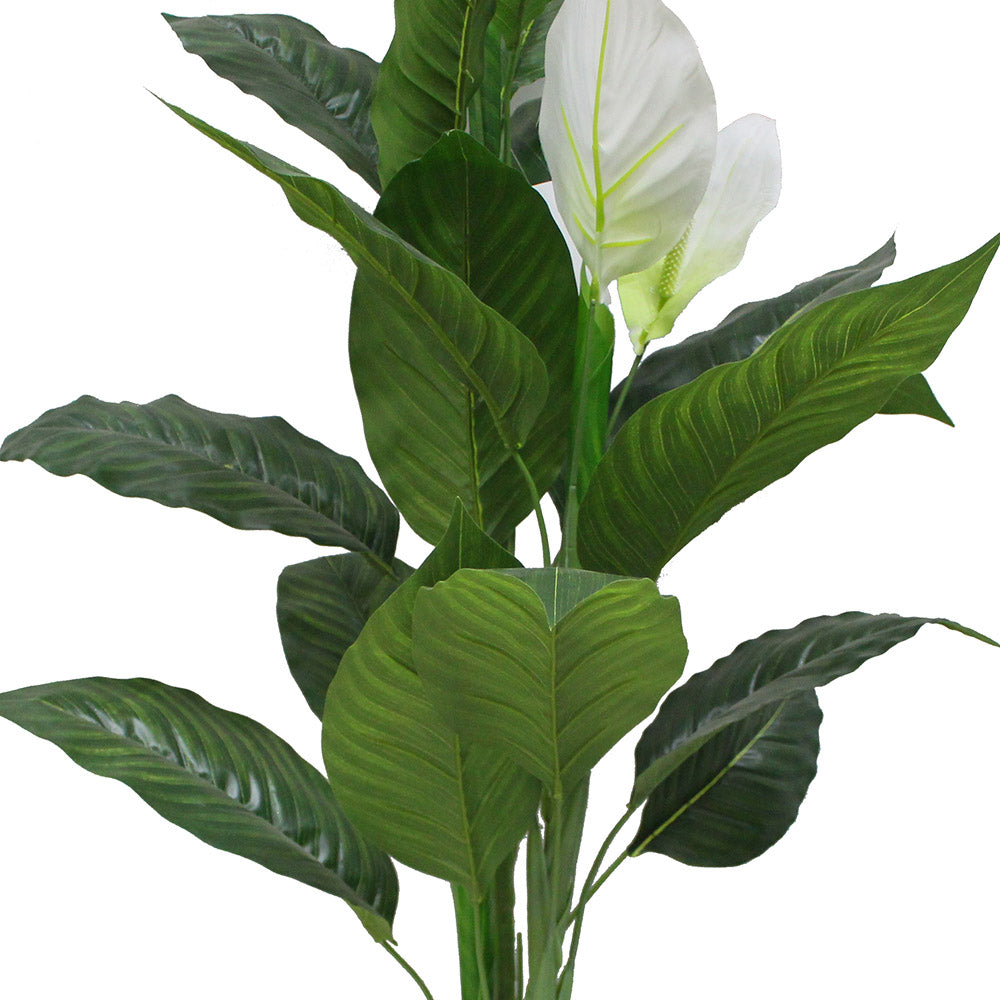 Belen Artificial Anthurium Leaf Potted Plant (Multiple Sizes)