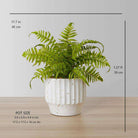 KUWU POTTED FAUX FERN ArtiPlanto