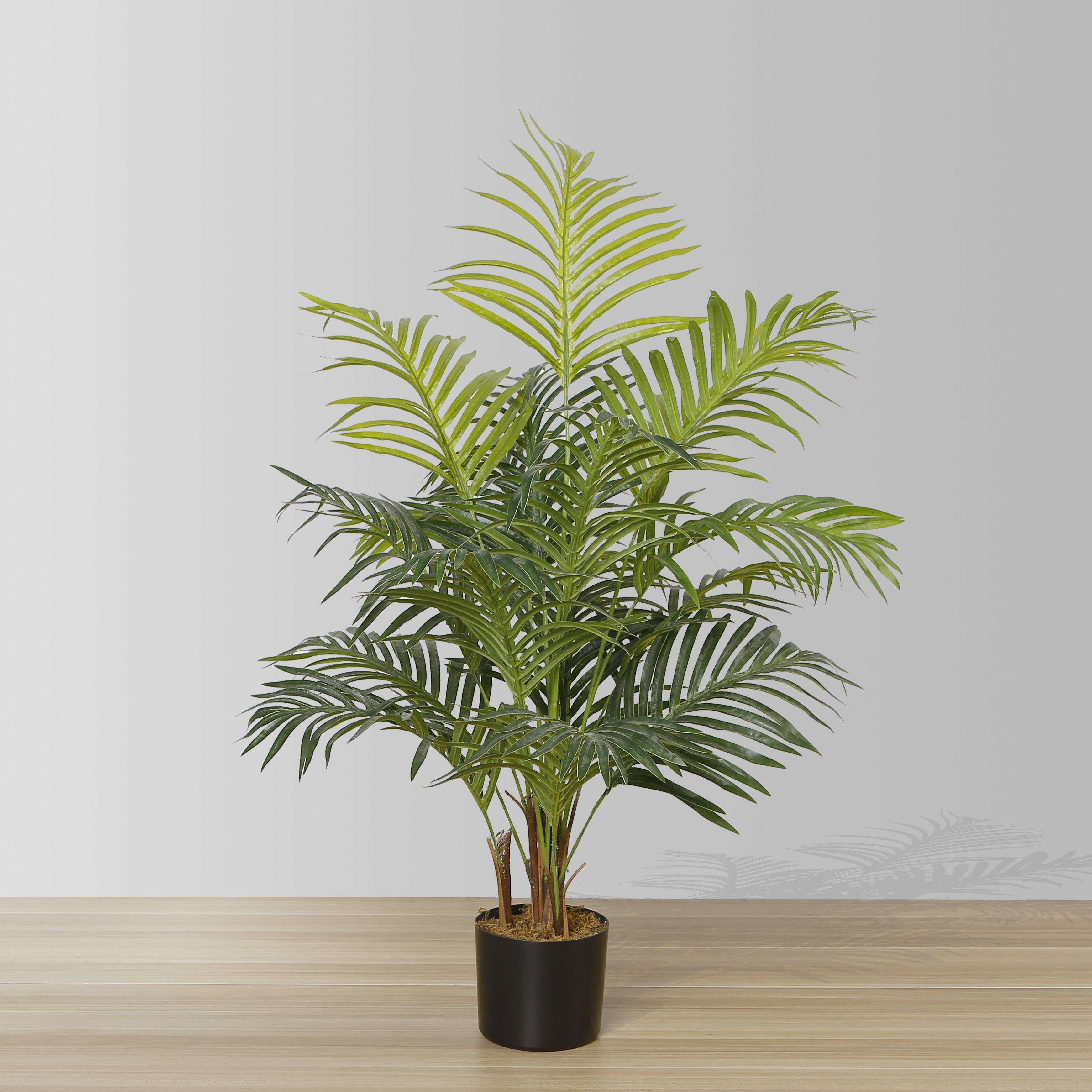 LOLO Artificial Hawaii Palm Potted Plant 3' ArtiPlanto