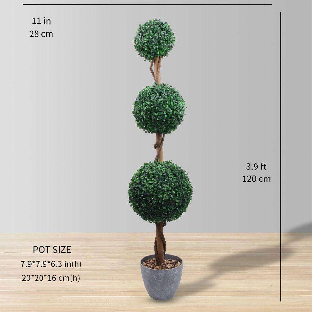 LONDON Faux Potted Boxwood Topiary Plant (Multiple Sizes) ArtiPlanto