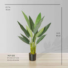 MAIO Artificial Bird Of Paradise Potted Plant 31" ArtiPlanto