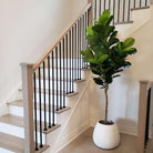 MARGO - White Bamboo Floor Planter ArtiPlanto