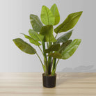 MIKI Artificial Spathiphyllum Leaf Potted Plant 3' ArtiPlanto