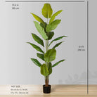 MOKA Artificial Spathiphyllum Leaf Potted Plant (Multiple Sizes) ArtiPlanto