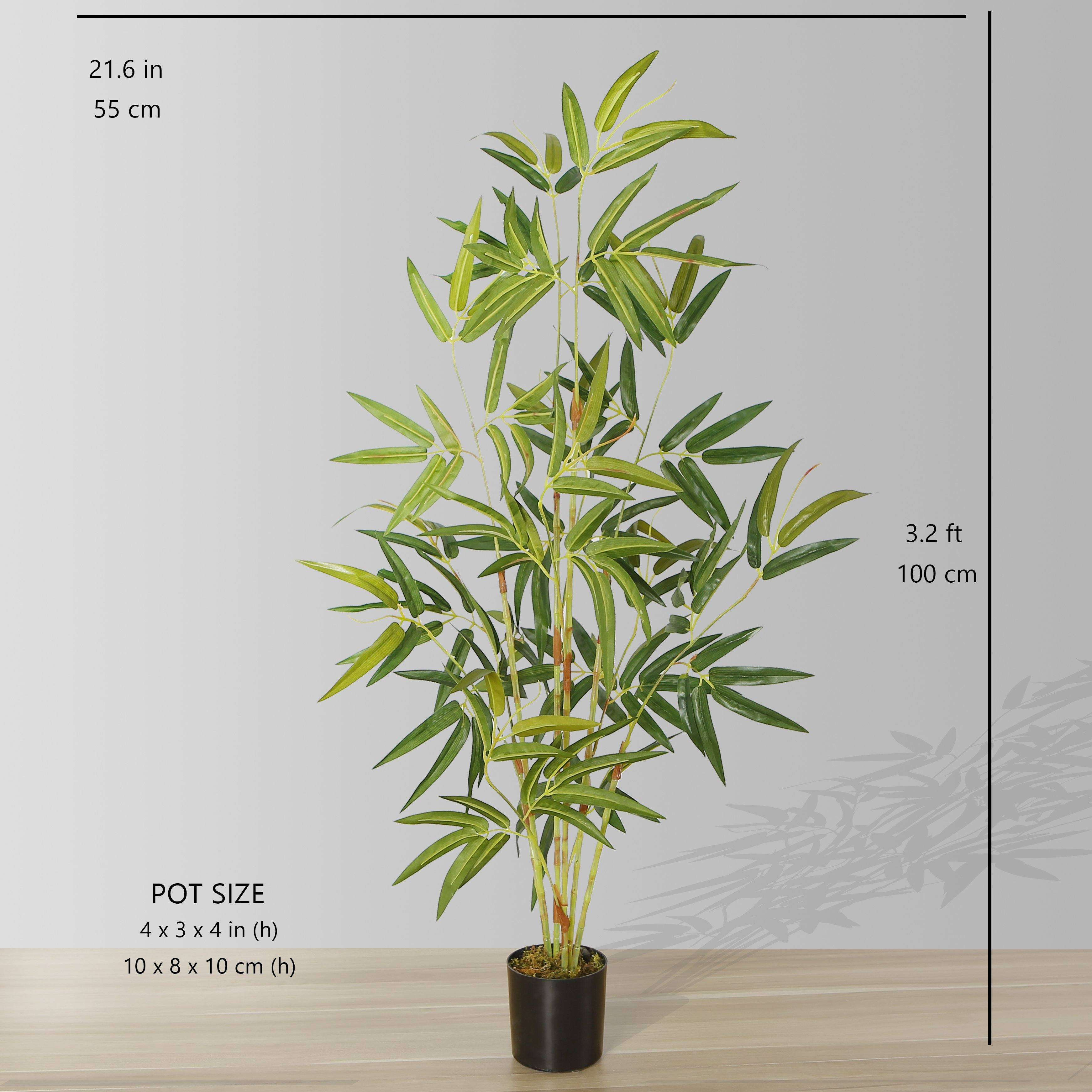 OSOS Artificial Korea Bamboo Potted Plant (Multiple Sizes) ArtiPlanto
