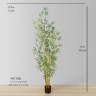OSOS Artificial Korea Bamboo Potted Plant (Multiple Sizes) ArtiPlanto