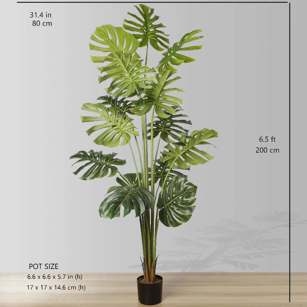 RITA Artificial Monstera Potted Plant (Multiple Sizes) ArtiPlanto