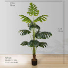 RITA Artificial Monstera Potted Plant (Multiple Sizes) ArtiPlanto