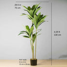 SAMY Artificial Dracaena Fragrans Potted Plant 51'' ArtiPlanto