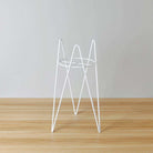 SHIRA WHITE PLANTER WITH HAIRPIN LEGS (61CM) ArtiPlanto