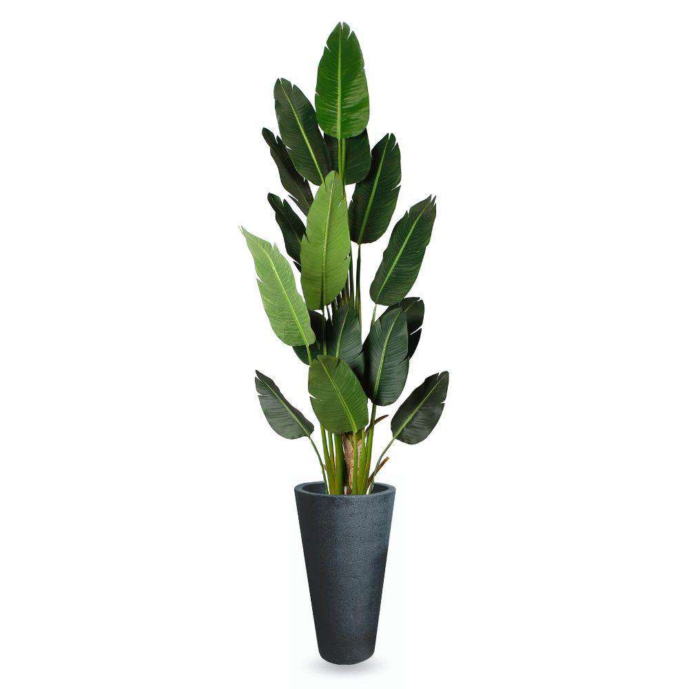 VANETO BLACK CEMENT PLANTER (Multiple Sizes) ArtiPlanto