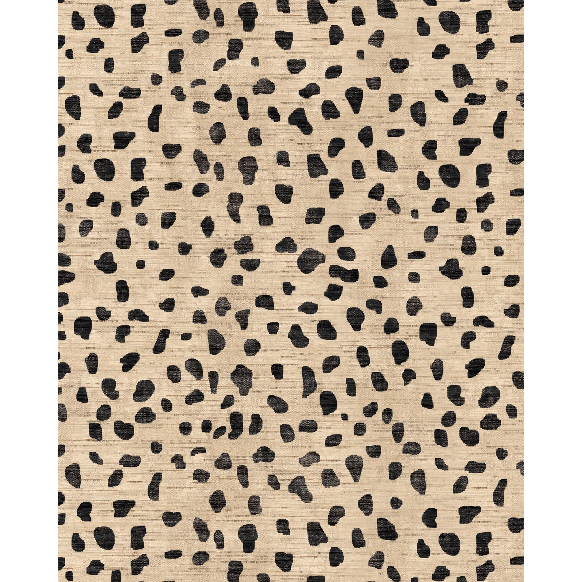 Cheetah Natural Black Rug