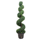 WELLS Faux Potted Spiral Boxwood Topiary Plant (Multiple Sizes) ArtiPlanto