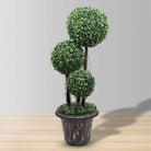 WHITBY Faux Potted Boxwood Topiary Plant (Multiple Sizes) ArtiPlanto