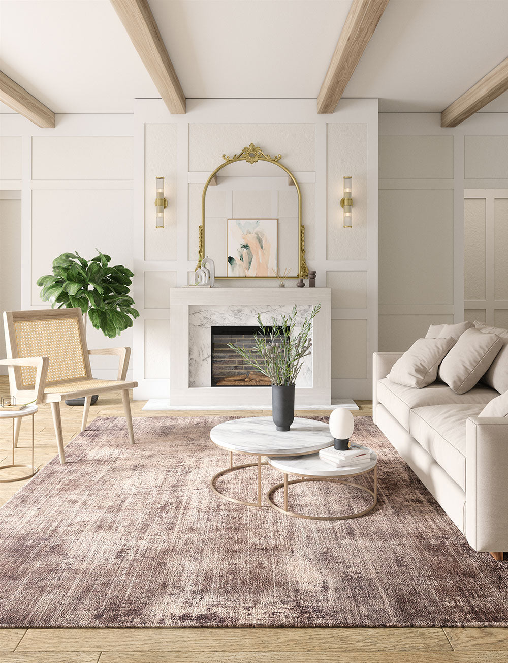 Willow Taupe Cream Rug