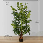 XAVI ARTIFICIAL FISHTAIL PALM TREE POTTED PLANT (MULTIPLE SIZES) ArtiPlanto